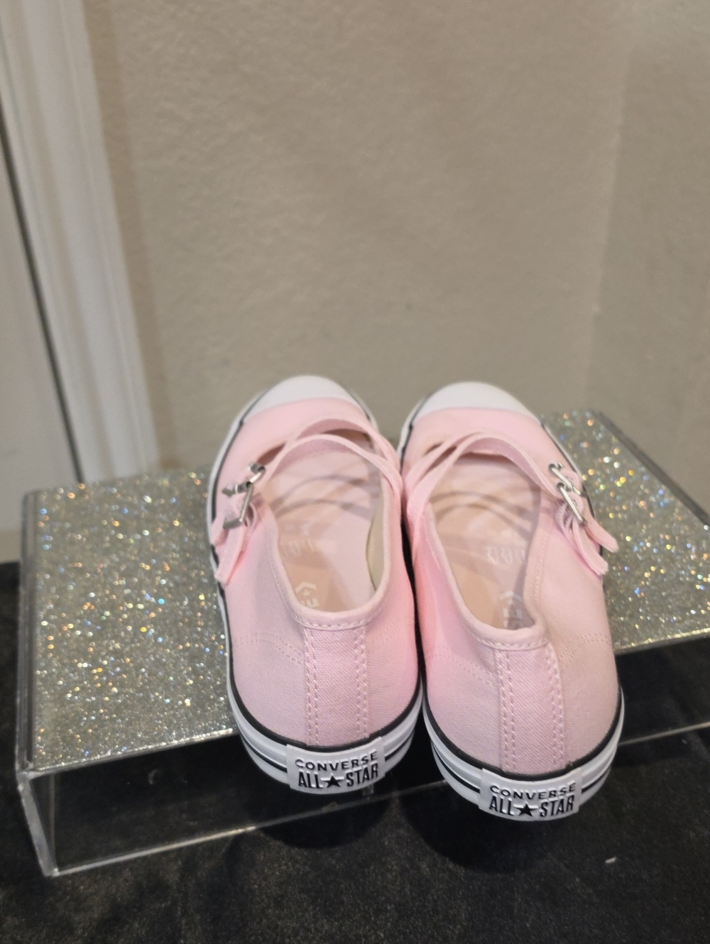 Converse All Star Dainty Mary Jane Sneakers- Sugar Berry/White - Picture 12 of 12